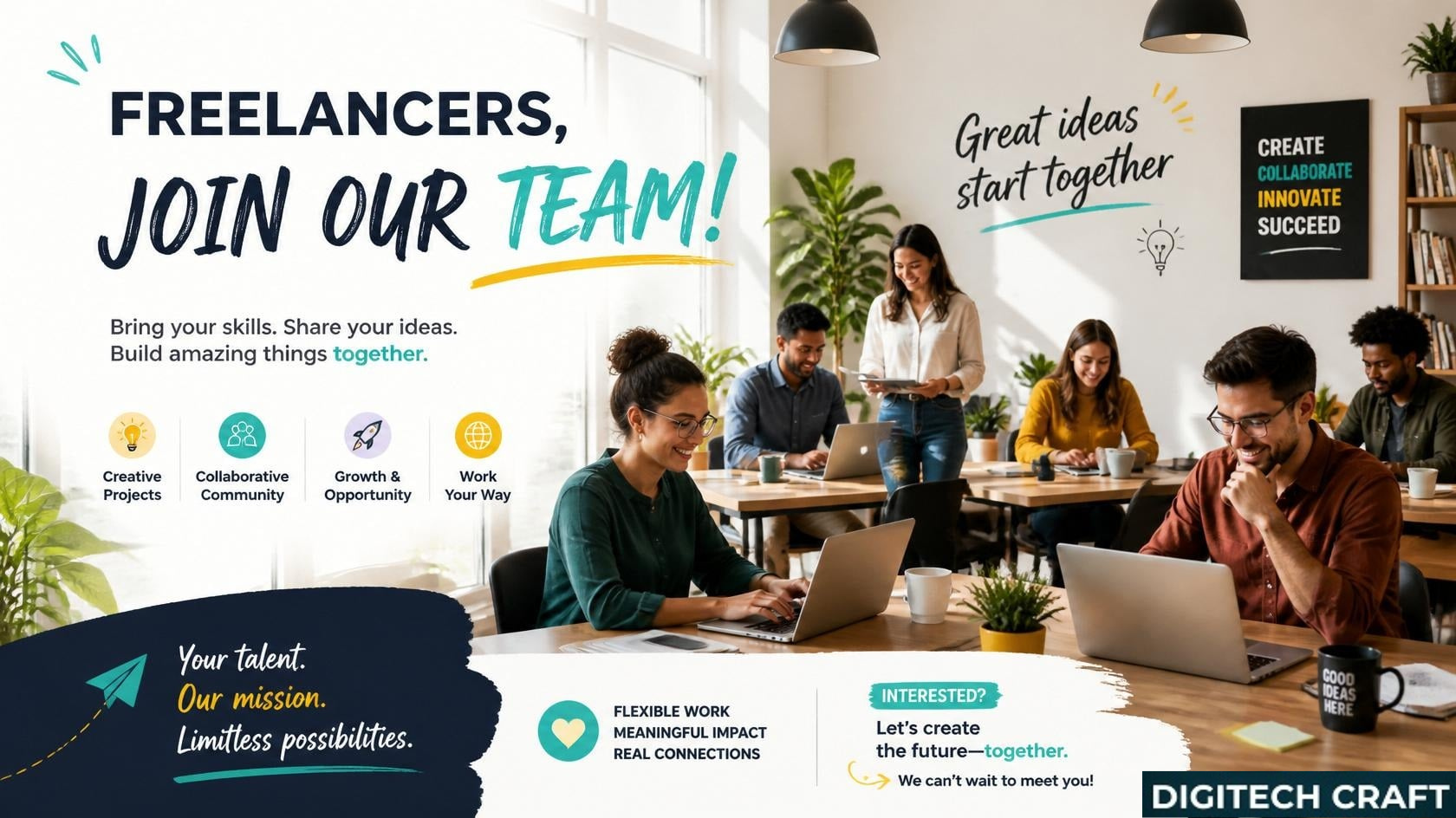Freelancers for Digitech Craft
